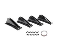 Diffusore per Paraurti Posteriore Universale 4 Pezzi/Set Spoiler ABS -Colli9554