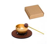 Diffusore portatile dell'olio essenziale della ciotola del suono di meditazione mini per yoga, meditazione, guarigione, chakra del cuore, rilassamento