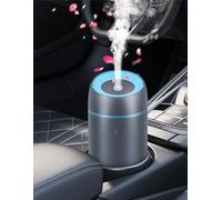 Diffusore portatile per aromaterapia per auto, 100 ml, mini diffusore di oli essenziali ad ultrasuoni e umidificatore, alimentato tramite USB, per veicoli, casa, ufficio, camera da letto, compatto e