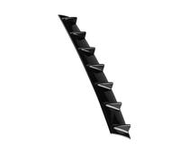 Diffusore Posteriore A Pinne (Shark) Per Paraurti Auto - Accessorio Universale A 5/7 Pinne Per A3 8P, A4 B8, A5, A6, A8, Q3(Glossy Black L)