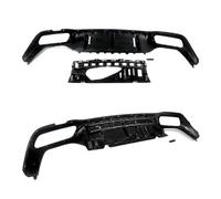 Diffusore posteriore in stile carbonio con terminali di scarico compatibili con Mercedes Classe E W213 2016-2020