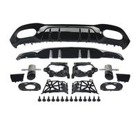 Diffusore Posteriore Labbro Paraurti Spoiler Splitter Per Mercedes Per Benz W177 A35 AMG Line Style 2018+ Con Punte Del Tubo Di Scarico Carrozzeria Spoiler Protezione