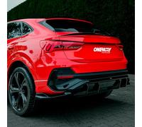 Diffusore Posteriore Oneway compatibile con Audi Q3 (F3N) Sportback S-Line 2019-2025 escl. RSQ3 - Nero lucido