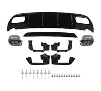 Diffusore Posteriore Paraurti Per Benz 12-18 W176 A45 Diffusore Paraurti Posteriore Stile Per AMG E Terminali Di Scarico Spoiler Posteriore A45