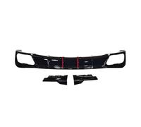 Diffusore Posteriore Per BMW G05 X5 2019-2025 Stile PP Paraurti Posteriore Diffusore 5 Diffusori Posteriori Splitter Laterali Alette Kit Corpo(Black Diffuser)