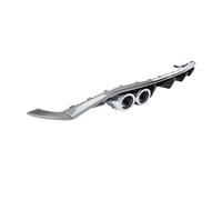 Diffusore Posteriore Per Per Polo MK6 2019-2024 Diffusore Paraurti Posteriore Staffa Inferiore Splitter Spoiler(Carbon Fiber Look)