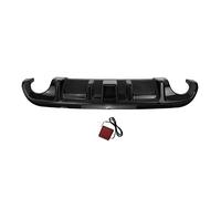 Diffusore Posteriore Per Q50 2014-2017 Paraurti Posteriore Diffusore Spoiler Bagagliaio Piastra Staffa Scarico Splitter Lampada A LED(Carbon Fiber Look)