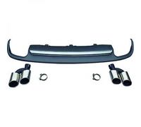 DIFFUSORE POSTERIORE S6 LOOK AUDI A6 C7 4G 2011-2014 CON TERMINALI 1028257-DDR D