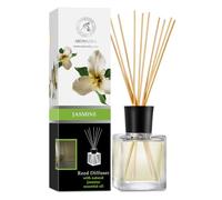 Diffusore Profumato Gelsomino 200 ml - Fragranza Intensa e Duratura - Fragranza Fresca - Profumo Ambiente - Aroma Floreale - Diffusore Canna Profumata - Aromaterapia - Reed Diffuser Jasmine