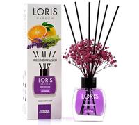 Diffusore Profumo Ambiente - Diffusore Profumato con Bastoncini Citrus & Lavender 120 Ml Loris