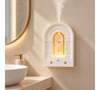 Diffusore Profumo Ambiente Senza Fili 90 ml Fragranza Arancia, Senza Acqua con Sensore PIR, Luce Notturna, Timer e 5 Modalità, Design ad Arco Romano, da Parete o Tavolo per Bagno, Camera e Soggiorno
