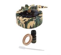 Diffusore purificatore d'aria per auto, a energia solare e rotante, utilizza compresse profumate di estratti vegetali per mantenere l'aria piacevole all'interno dei veicoli (Colonia)