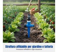 Diffusore regolabile a 360°, prato, giardino, spruzzatore irrigazione