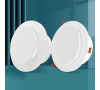 Diffusore regolabile con tecnologia Lock-Clip e schermo antipolvere rimovibile per una gestione efficiente dell'aria in ambienti interni (80 mm 95 mm)