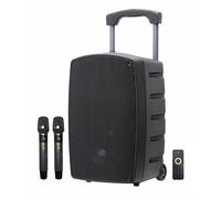 Diffusore ricaricabile 160W con doppio radiomicrofono