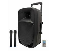 Diffusore ricaricabile 160W con doppio radiomicrofono
