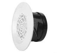 Diffusore rotondo da soffitto per griglia di ventilazione per bagno, cucina, soggiorno, feritoia di ventilazione regolabile in ABS con polvere e schermo, (100 mm)