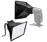 DIFFUSORE SOFTBOX 15X17CM diffuser per FLASH esterno bounce stoffen compatibile con CANON EOS SPEEDLITE EL-1 430EX I II III 470EX 580EX 600EX II RT NIKON SPEEDLIGHT SB-5000 SB-500