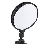 Diffusore Softbox Speedlite Pieghevole Portatile da 40 Cm di Forma Rotonda con Custodia per Accessori Fotografici con Luce Flash per Fotocamera