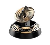 Diffusore solare per auto con ventola turbo per una distribuzione uniforme della fragranza, materiale ABS, 300 giri/min, non necessita di batterie, compatibile con la maggior parte dei veicoli