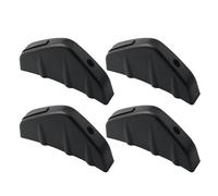 Simoni Racing EB1 Kit 4 Alette Diffusore Sotto Paraurti Posteriore Universali, Effetto Pinna di Squalo in Plastica Nera, Fissaggio con Viti, per Auto, Stile Racing Effetto Diffusore