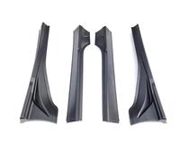 Diffusore Splitter Per Subaru Per Brz Minigonne Laterali Per Auto, 4 Pezzi, Splitter Ad Alette, Spoiler Laterale(Nero opaco)