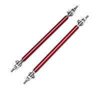 Diffusore Spoiler Anteriore Per A3 S3 A4 A5 A6 A8 TT 2000-2022 Universale Paraurti Anteriore Lip Splitter Spoiler Puntone Asta Cravatta Barra Supporto Auto Spoiler Anteriori(7.5cm Red)