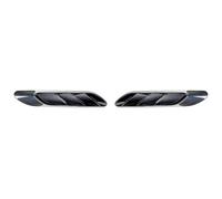 Diffusore Spoiler Anteriore Per Benz Classe C W206 C200 C260 Per AMG C63 2022-up Parafango Uscita Aria Laterale Vent Condotto Flusso Aspirazione Copertura Ombra(Chrome Silver)