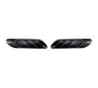 Diffusore Spoiler Anteriore Per Benz Classe C W206 C200 C260 Per AMG C63 2022-up Parafango Uscita Aria Laterale Vent Condotto Flusso Aspirazione Copertura Ombra(Carbon Fiber Look)