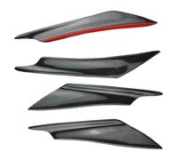 Diffusore Spoiler Anteriore Per Subaru Per WRX Per STI 2000-2022 Universale Paraurti Anteriore Splitter Fin Canard Diffusore Spoiler Ala 4PCS(Carbon Fiber Look)