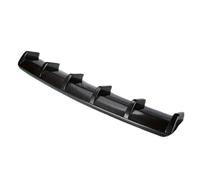 Diffusore Spoiler Paraurti Posteriore ABS-Stile Universale Pinna Squalo A 6 Pinne Design All-in-one Resistente Graffi Kit Carrozzeria Veicolo Paraurti Posteriore Paraurto(Carbon fiber black)