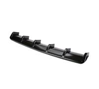 Diffusore Spoiler Paraurti Posteriore ABS-Stile Universale Pinna Squalo A 6 Pinne Design All-in-one Resistente Graffi Kit Carrozzeria Veicolo Paraurti Posteriore Paraurto(Nero)