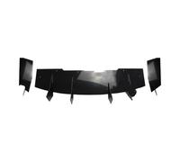 Diffusore Spoiler Per Ford Per Mustang 2024-2025 Per Eco GT Nero Lucido Body Kit Spoiler Splitter Auto Paraurti Posteriore Diffusore Doppio Scarico Spoiler Posteriore
