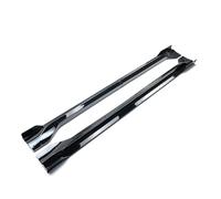 Diffusore Spoiler Per Jeep Per Grand Per Cherokee Per SRT/Per SRT8/ 2012-2021 Piastra Labbro Paraurti Winglet Body Kit Car Side Gonna Splitter Diffusore paraurti posteriore(Glossy Black Skirt)