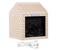 Diffusore umidificatore in stile camino, umidificatore a vapore freddo con diffusore di aromi per camera da letto, ricarica USB, nebbia fredda, decorazione per camera da letto e uffici
