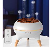 Diffusori di Oli Essenziali 250 Ml - Umidificatore Medusa - Luce Ambientale a 7 Colori - Lo Spray Segue Il Ritmo della Musica - Telecomando - per Camera da Letto - Ufficio