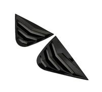 Diffusori Laterali Per Finestrini Posteriori Auto, In Fibra Di Carbonio, Con Alette Ventilazione Per Seat Per Ibiza 6j 2008 2009 2010 2011 2012(Gloss Black)