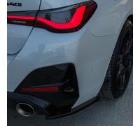 Diffusori Laterali Posteriori Oneway compatibili con BMW Serie 4 G26 M-Pack/M440i 2021- - Nero lucido