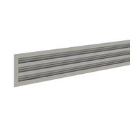 Diffusori Lineari a 1 Feritoia Brofer In Alluminio Anodizzato DLDT20EQ Con Deflettore Orientabile Ed Equalizzatore Varie Misure