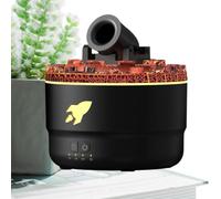 Diffusori per aromaterapia, diffusori per la casa, 7 colori, Volcano Light | Distributore d'aria, umidificatore creativo a torre, luce notturna, per camera da letto, W