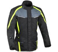 DIFI Cage Aerotex impermeabile Giacca tessile moto per bambini, nero/giallo, Taglia 128