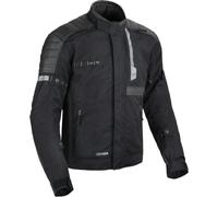 DIFI Firenze 3 Aerotex Giacca Moto Impermeabile in Tessuto, Nero, XL
