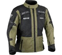DIFI Granada Aerotex impermeabile Giacca tessile moto, Verde/Nero, Taglia 4XL