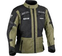 DIFI Granada Aerotex impermeabile Giacca tessile moto, Verde/Nero, Taglia S