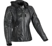 DIFI Jolene 2 Giacca in pelle da moto da donna, nero, Taglia 6XL