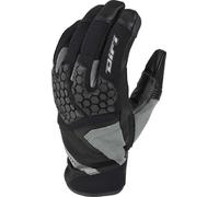 DIFI La Oroya Aerotex Guanti da moto impermeabili, nero/grigio, Taglia 2XL