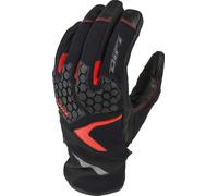 DIFI La Oroya Aerotex terproof Guanti da moto, nero-rosso, taglia L per maschi