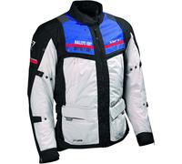 DIFI Sierra Nevada 3 Aerotex impermeabile Giacca tessile moto, nero/blu, Taglia S