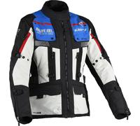 DIFI Sierra Nevada 4 Aerotex Giacca tessile impermeabile per motociclette, grigio/nero/blu, Taglia 2XL