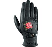 DIFI Twinkle Rose Guanti da moto da donna, nero/rosso, Taglia XL